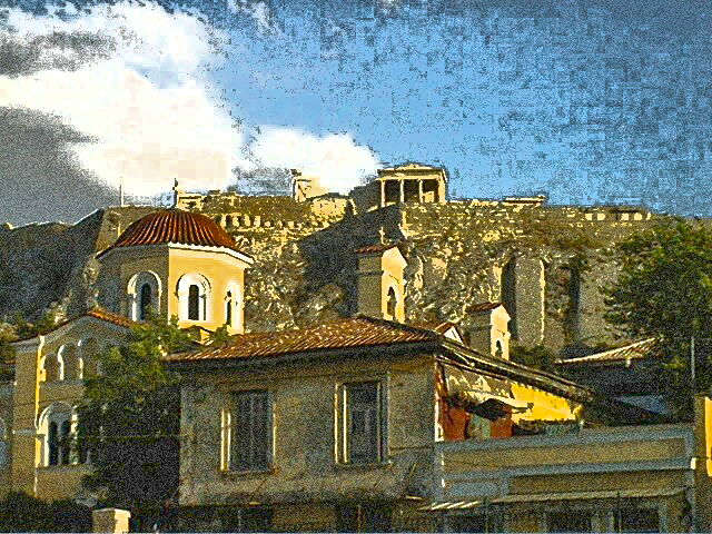 iconic renditions of urban settlement, Aegean-style