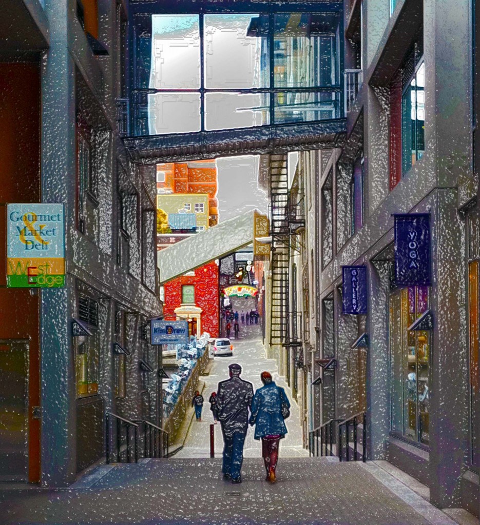 shrink-wrapping an urban moment in time…
