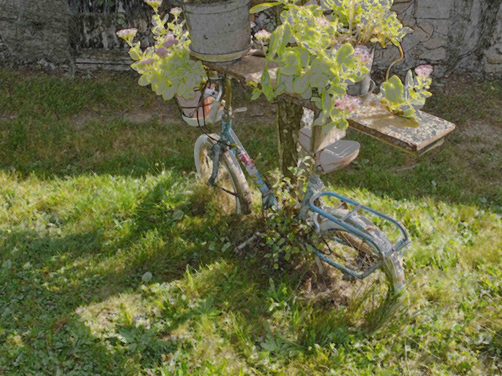 a re-cycling postcard: the most sustainable bicycle in Italy