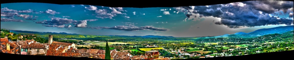 two postcards:  patterns of habitation and the horizon